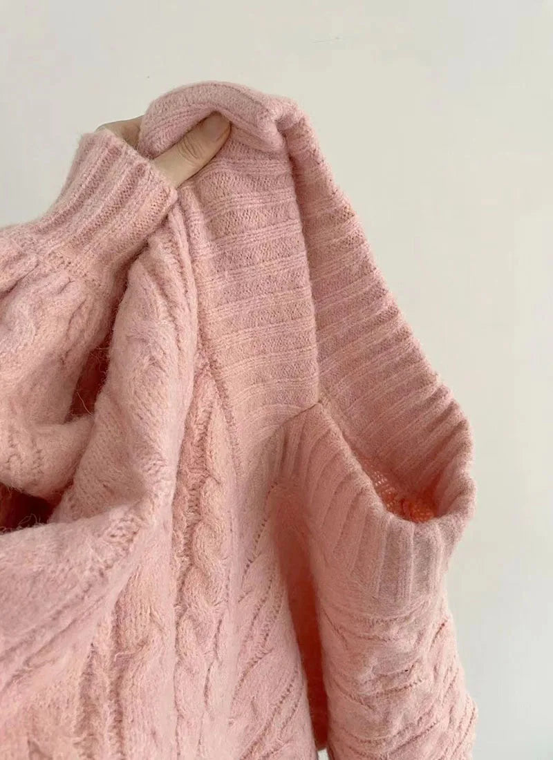Autumn Winter Women Sweater Harajuku Oversized Knitted Pullover