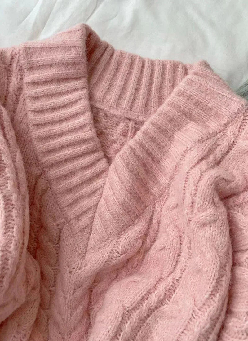 Autumn Winter Women Sweater Harajuku Oversized Knitted Pullover