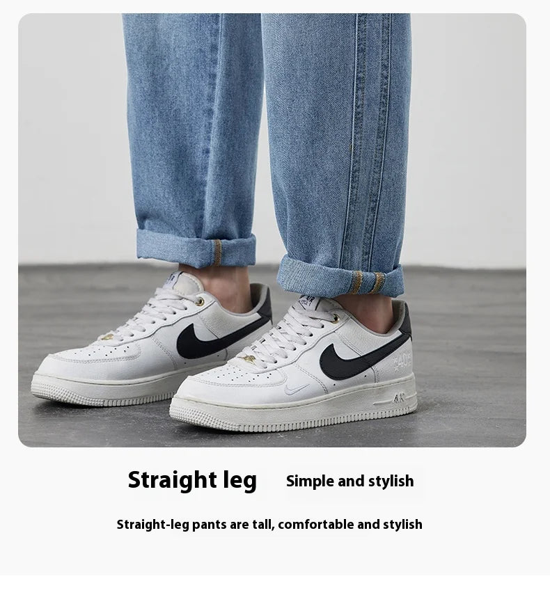 Tencel jeans men's 2025 new trendy brand summer thin loose straight slightly tapered casual jeans