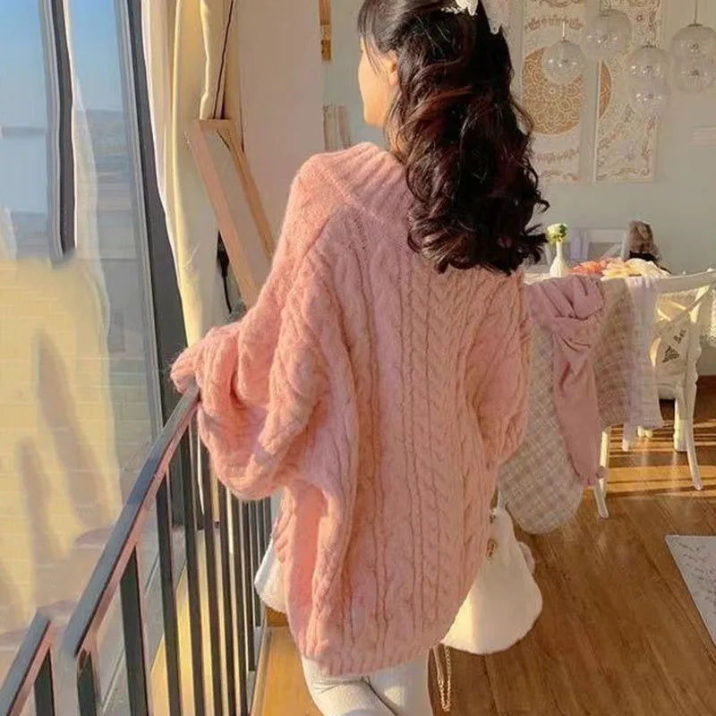 Autumn Winter Women Sweater Harajuku Oversized Knitted Pullover